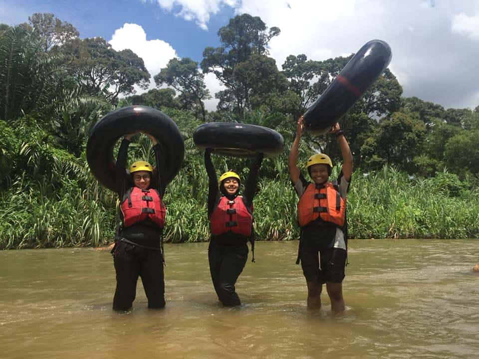 Team Harmony in Perak: River Tubing at Kampar River