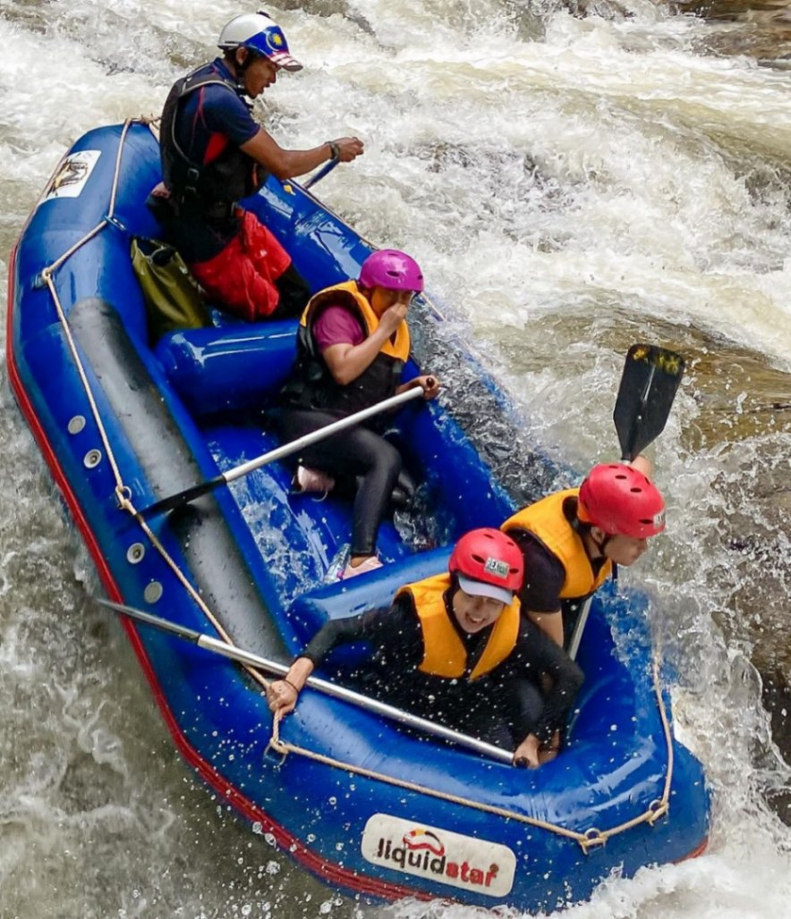Team Harmony in Perak: White-Water Rafting at Gopeng