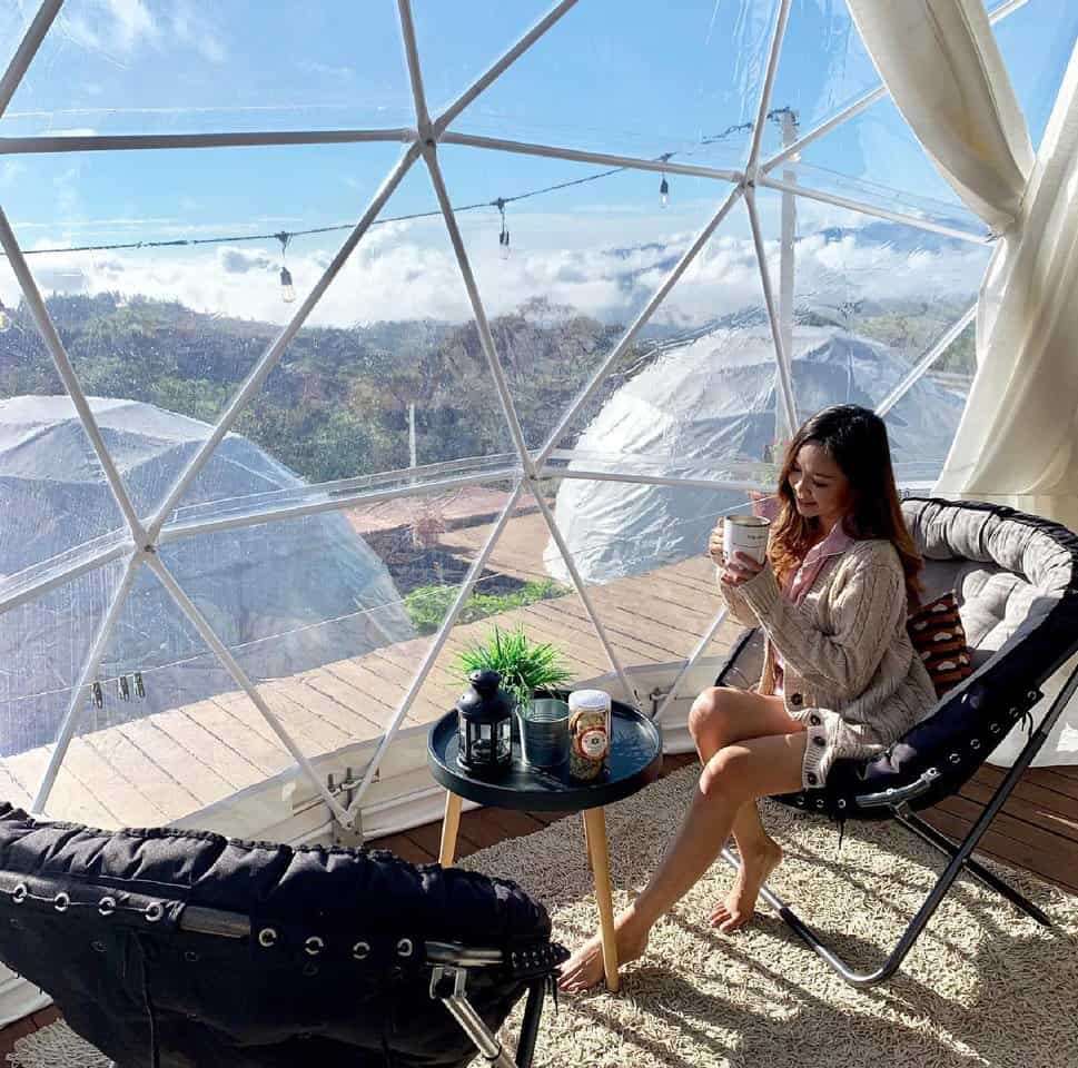 (Glamour +Camping) 7 Super Nice Spots for Luxury Glamping in Malaysia for a Weekend Vacation: Umea Glam Kundasang (UGK)