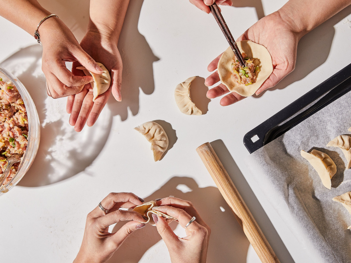 15 Chinese New Year Office Party Ideas: Dumpling Making Contest